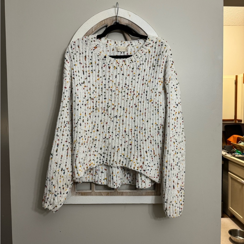White polka dot Altar’d State sweater